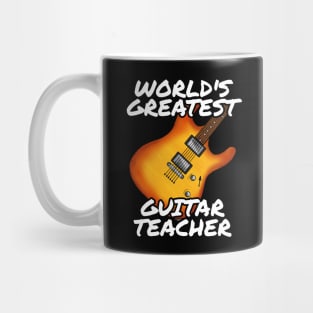 World's Greatest Guitar Teacher Electric Guitarist Mug